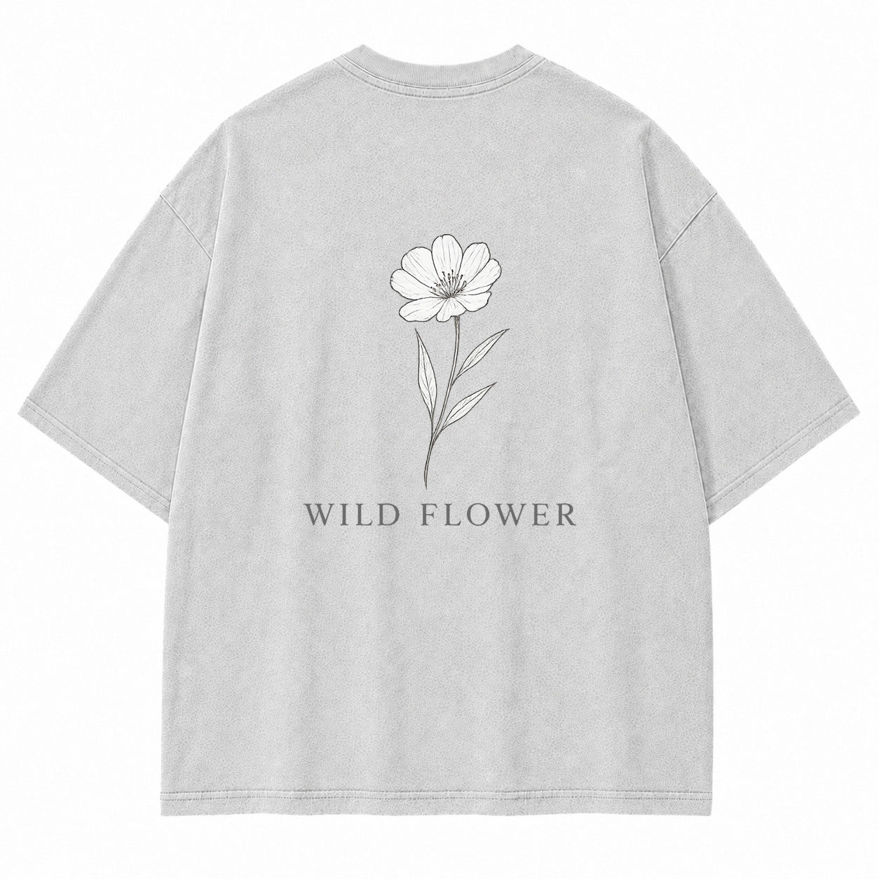 Wild Flower Line Art Graphic T-Shirt