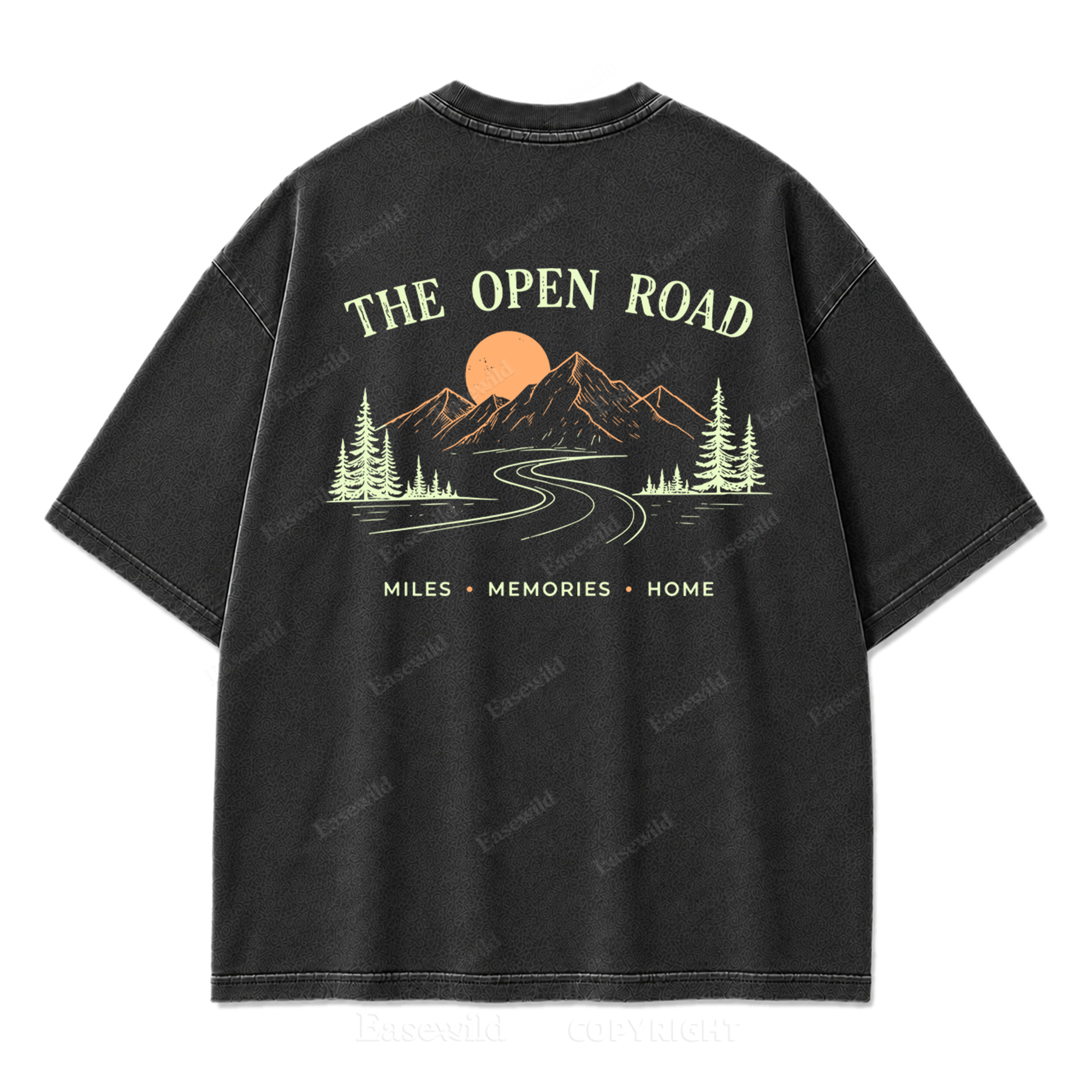 The Open Road Washed Print Tee