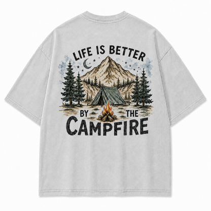 Life Is Better By The Campfire Graphic T-Shirt