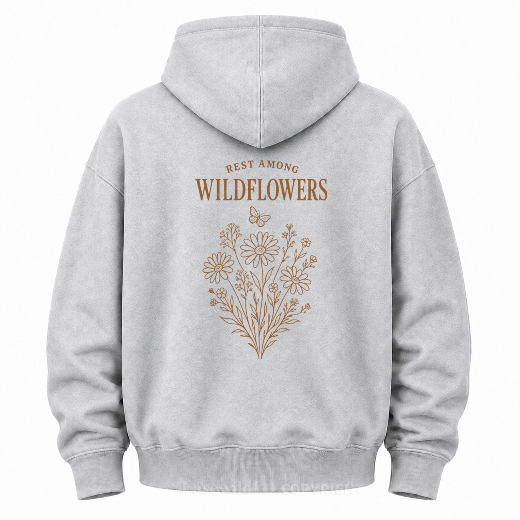 Rest Among Wildflowers Graphic Hoodie