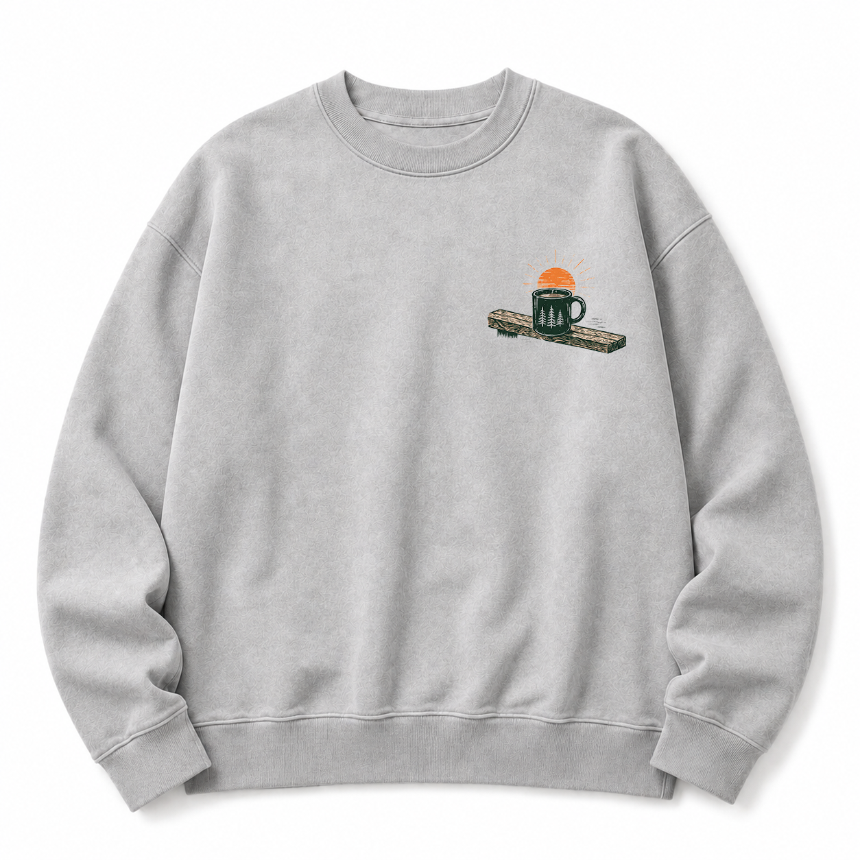 Slow Mornings Washed Graphic Sweatshirt