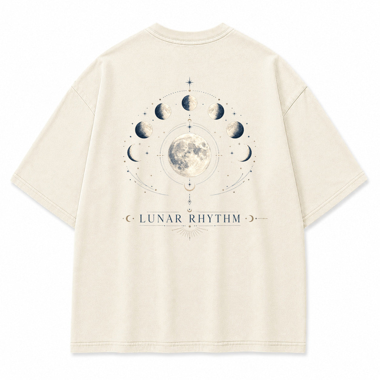 Moon Phase Archive Celestial Graphic T-Shirt
