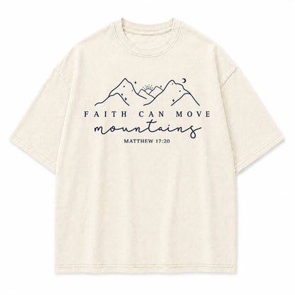 Faith Can Move Mountains Graphic T-Shirt