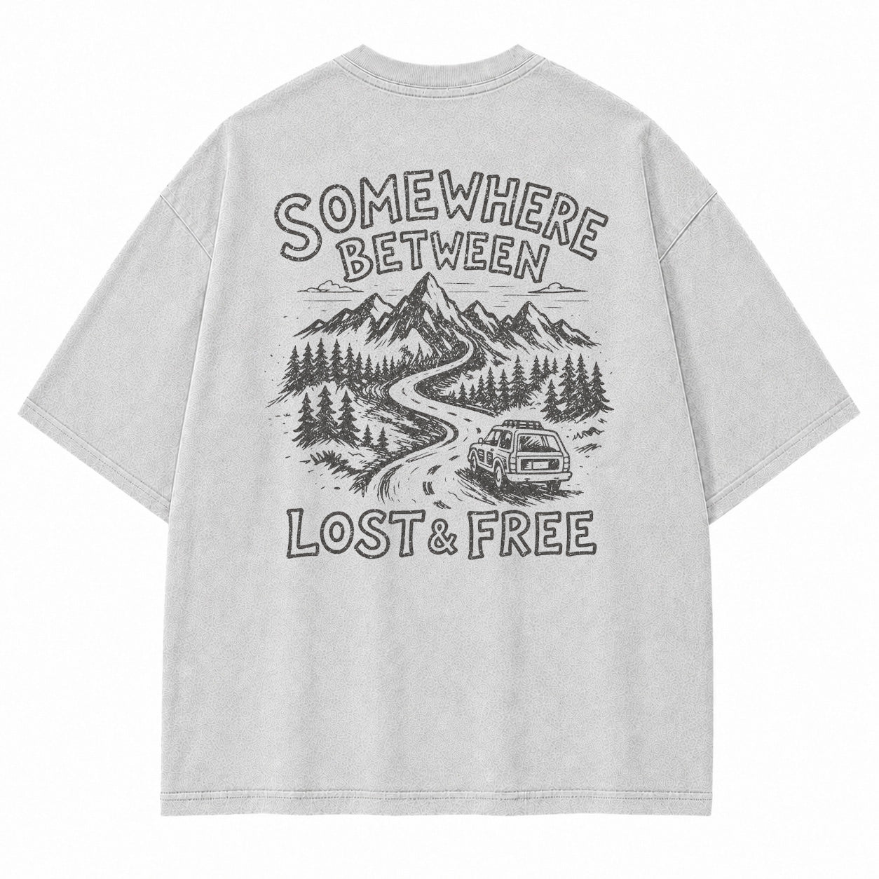 Somewhere Between Lost & Free Graphic T-Shirt