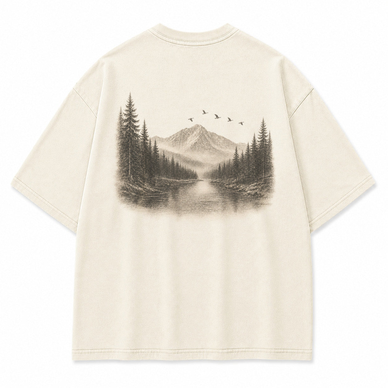 Stillwater Pines Mountain River Graphic T-Shirt
