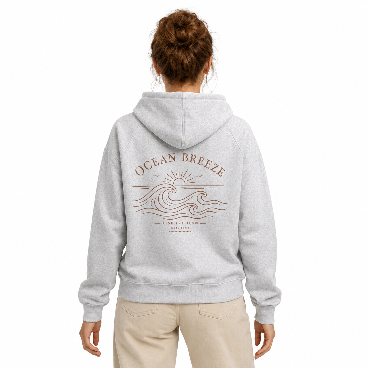 Ocean Breeze Tidal-Zip Hoodie