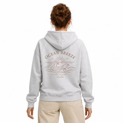 Ocean Breeze Tidal-Zip Hoodie