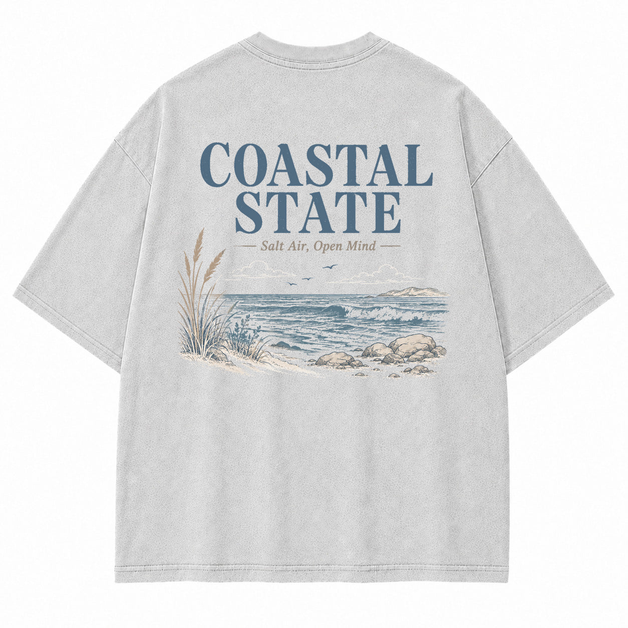 Coastal State Ocean Shore Graphic T-Shirt