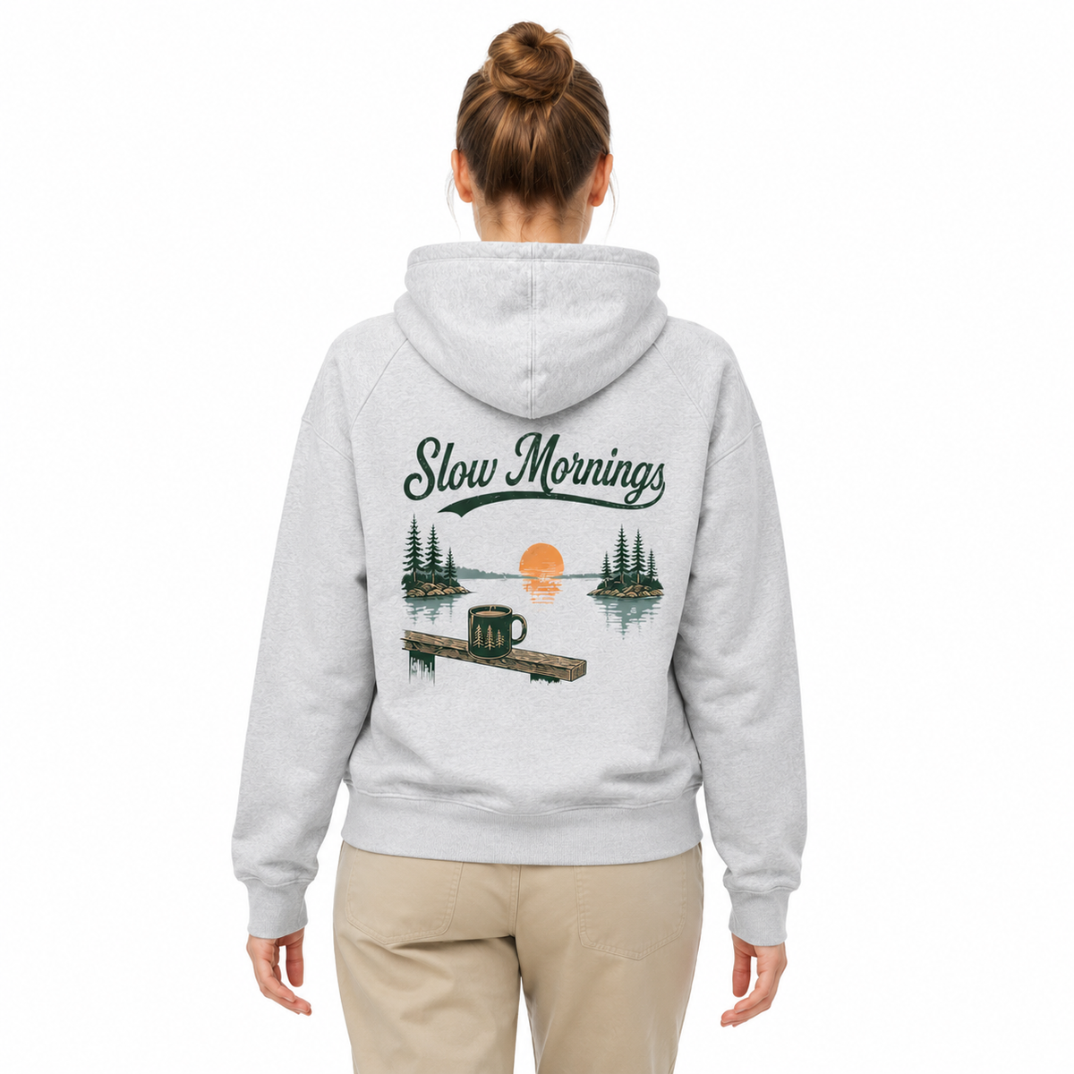 Slow Mornings Daybreak-Zip Hoodie
