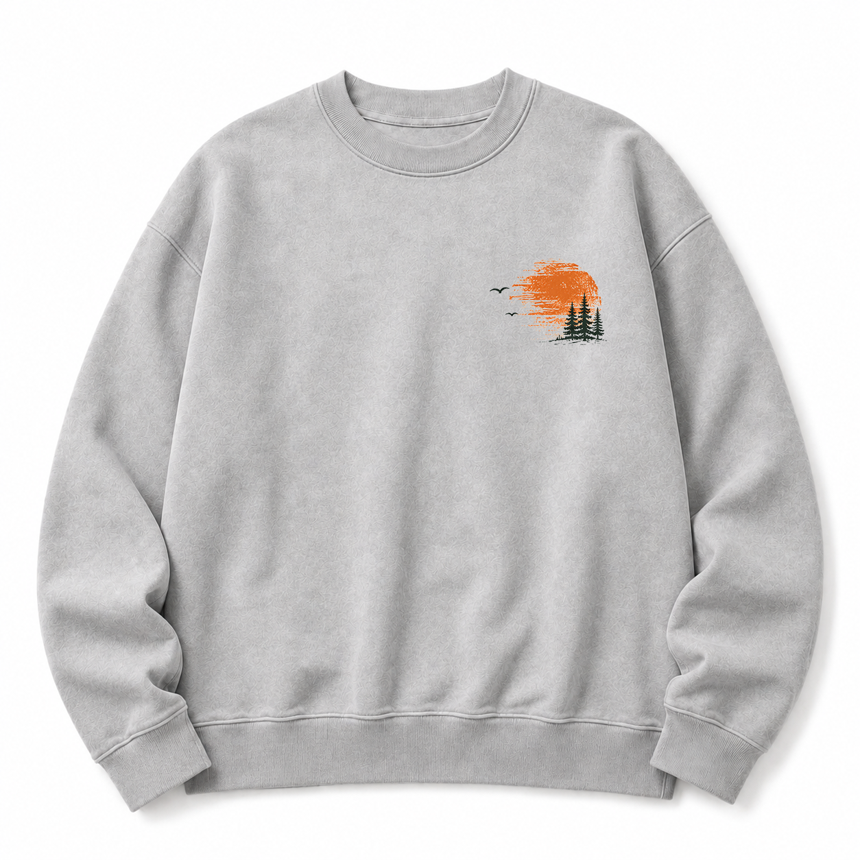 Somewhere Between Lost & Free Washed Back Graphic Sweatshirt