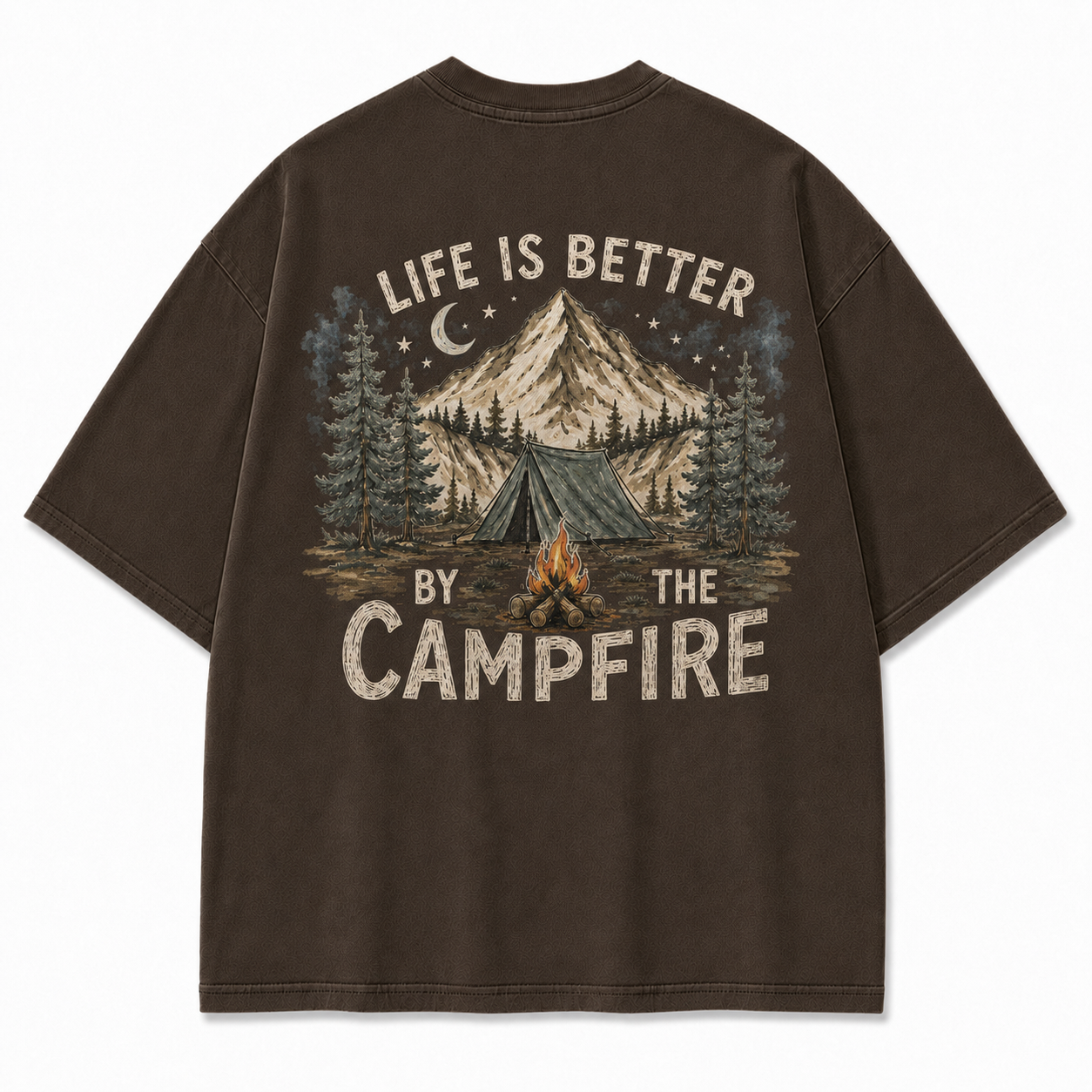 Life Is Better By The Campfire Graphic T-Shirt