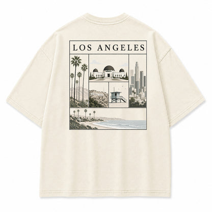 Los Angeles City Icons Graphic T-Shirt