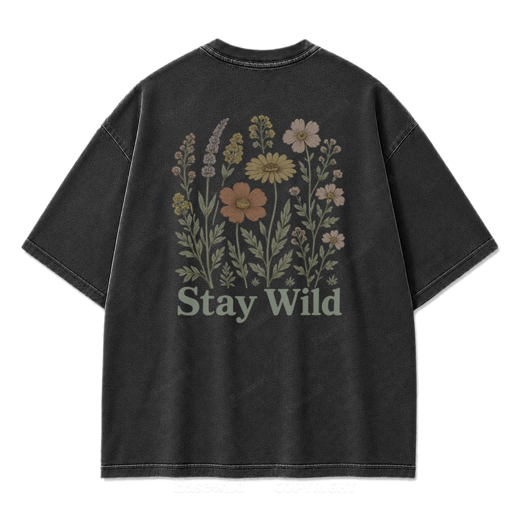 Meadow Spirit Floral Washed Print Tee