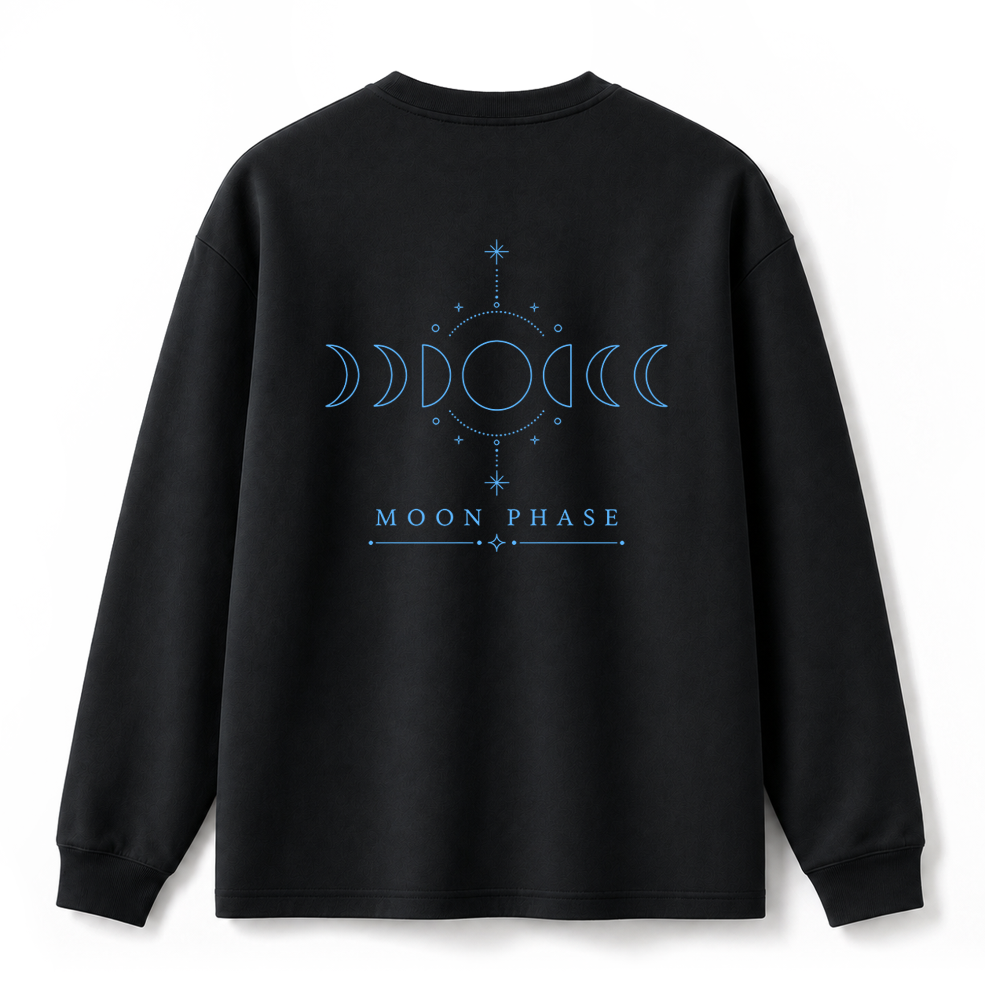 Moon Phase Celestial Graphic Long Sleeve Tee