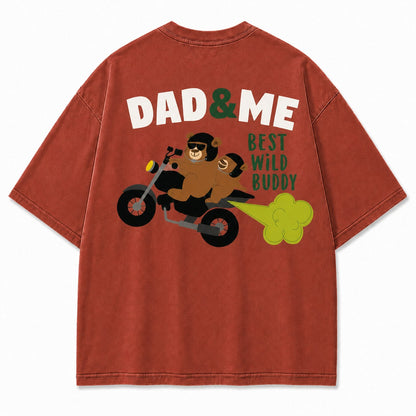 Dad & Me Wild Buddy Washed T-Shirt