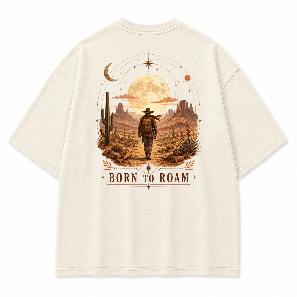 Born To Roam Desert Explorer Graphic T-Shirt
