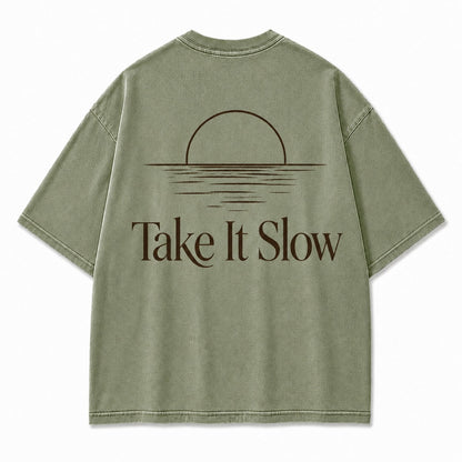 Still Water, Slow Days Tee