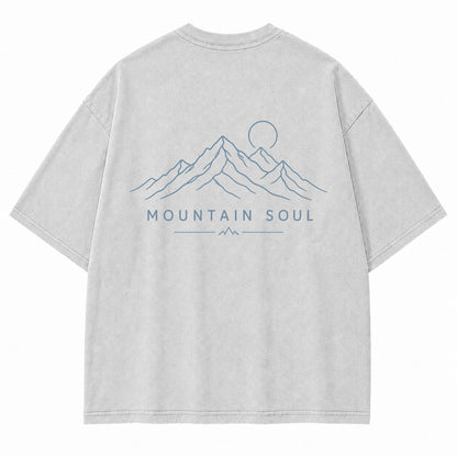 Mountain Soul Minimal Graphic T-Shirt