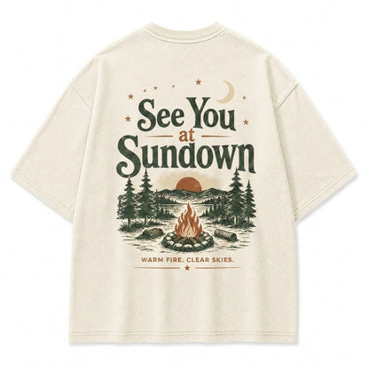 See You at Sundown Campfire Nights Graphic Tee
