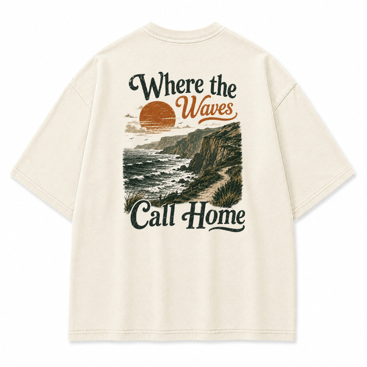 Where the Waves Call Home Graphic T-Shirt
