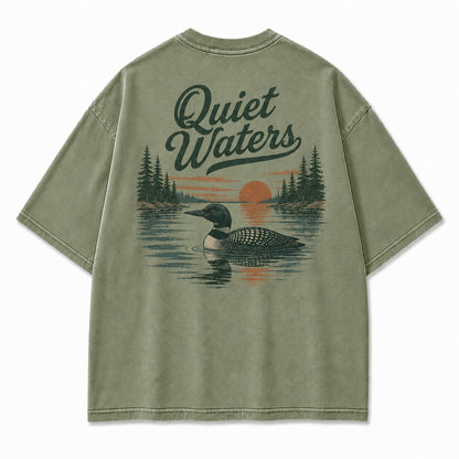 Quiet Waters Loon Graphic Tee