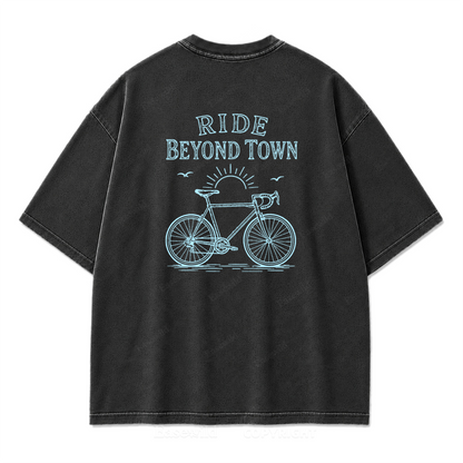 Ride Beyond Town Graphic Print Tee