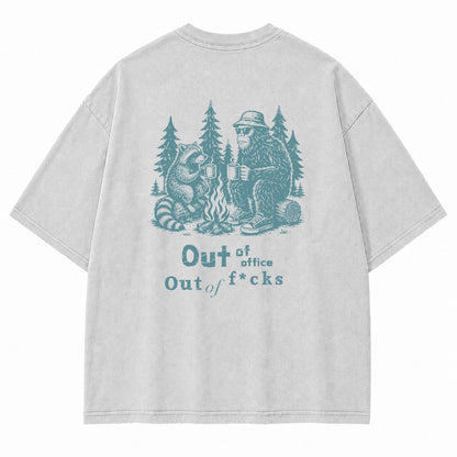 Out of Office Campfire Graphic T-Shirt