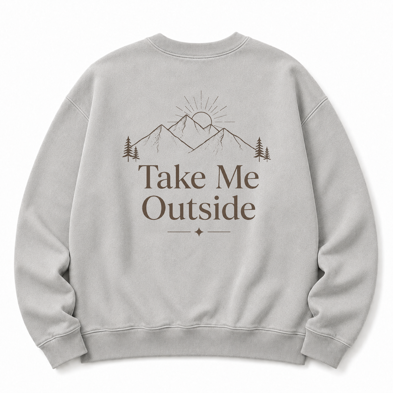 Take Me Outside Washed Grafik-Sweatshirt