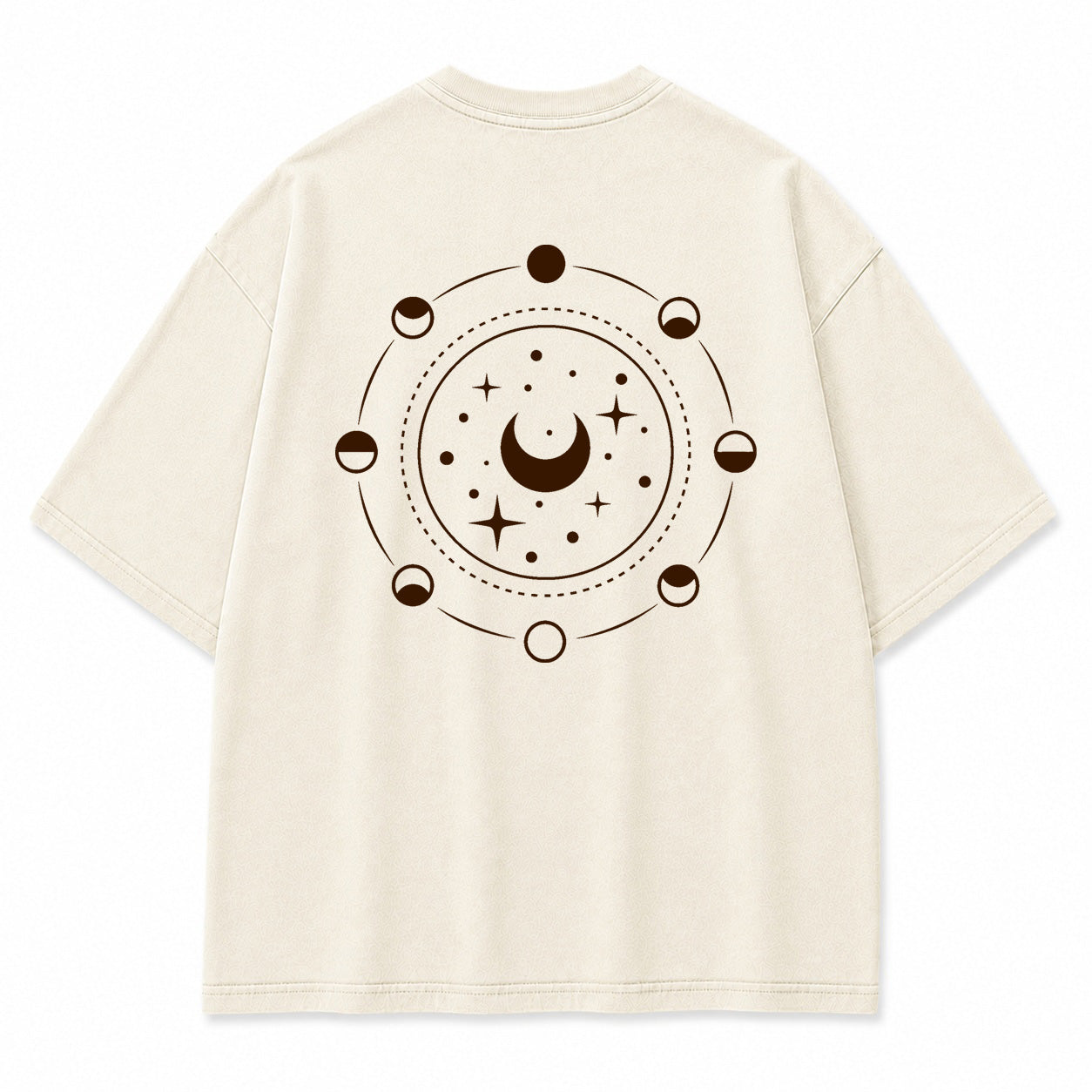 Lunar Phase Celestial Moon Graphic T-Shirt