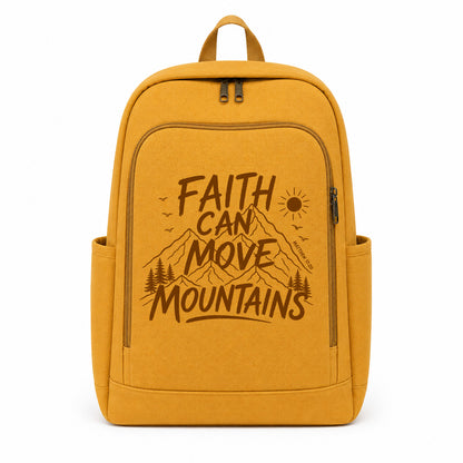Faith Can Move Mountains Graphic Backpack