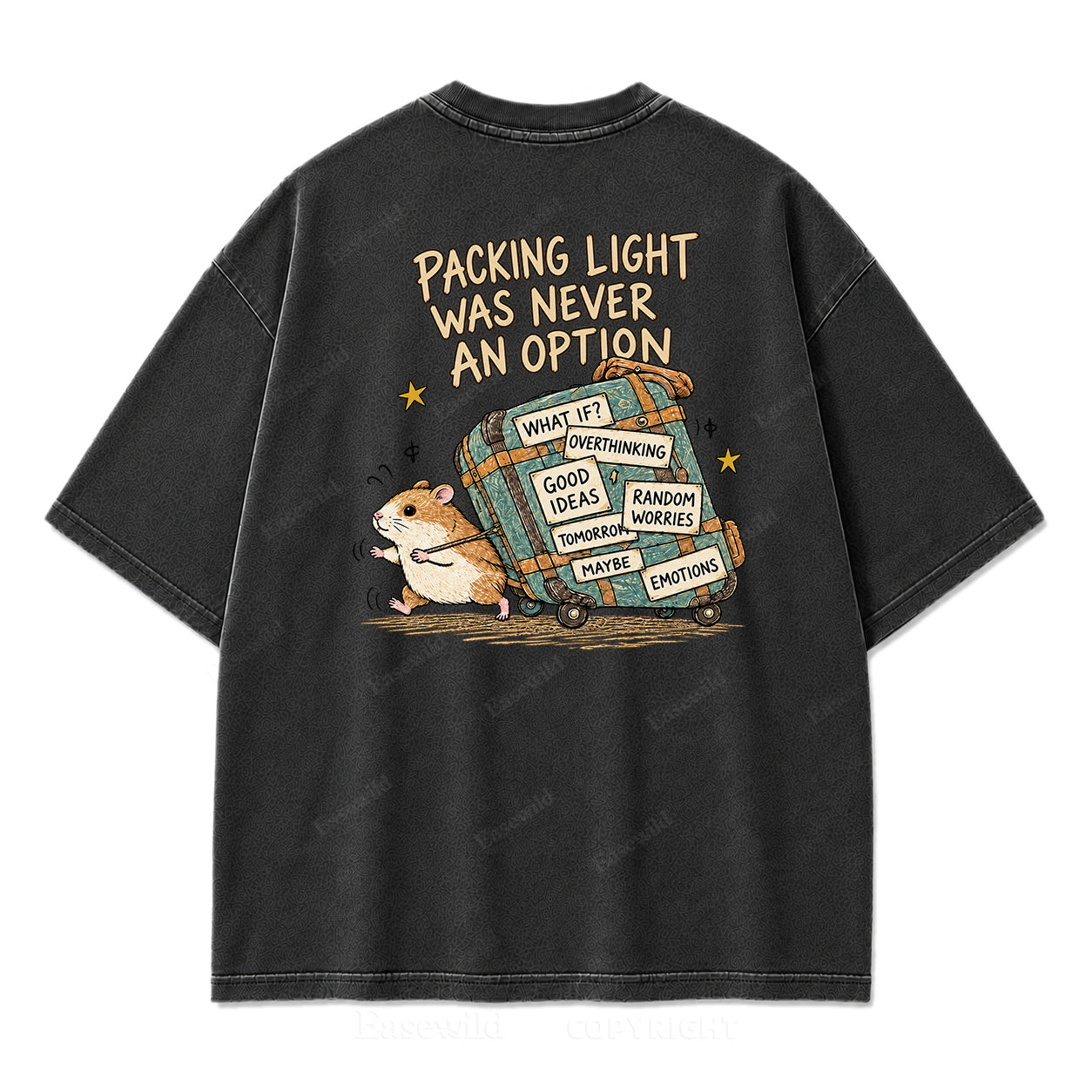 The Suitcase We All Carry Washed Graphic Tee