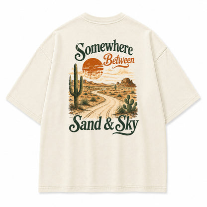 Somewhere Between Sand & Sky Graphic T-Shirt