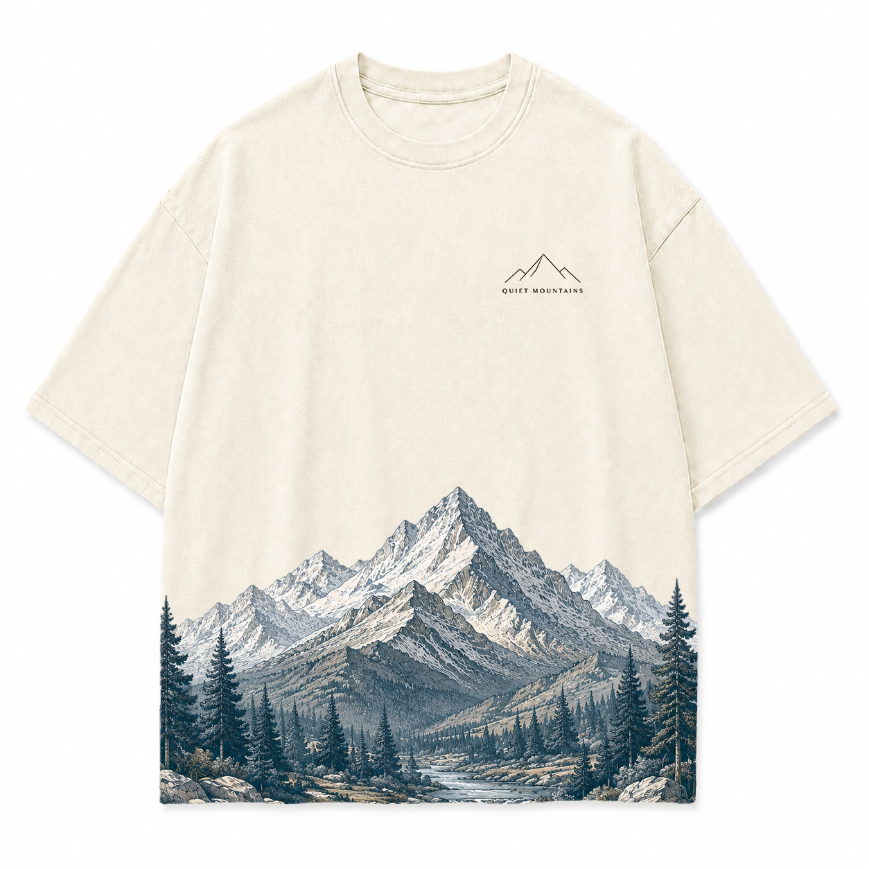 Summit Echo Alpine Landscape Graphic T-Shirt