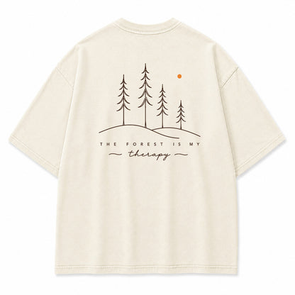The Forest Is My Therapy Graphic T-Shirt