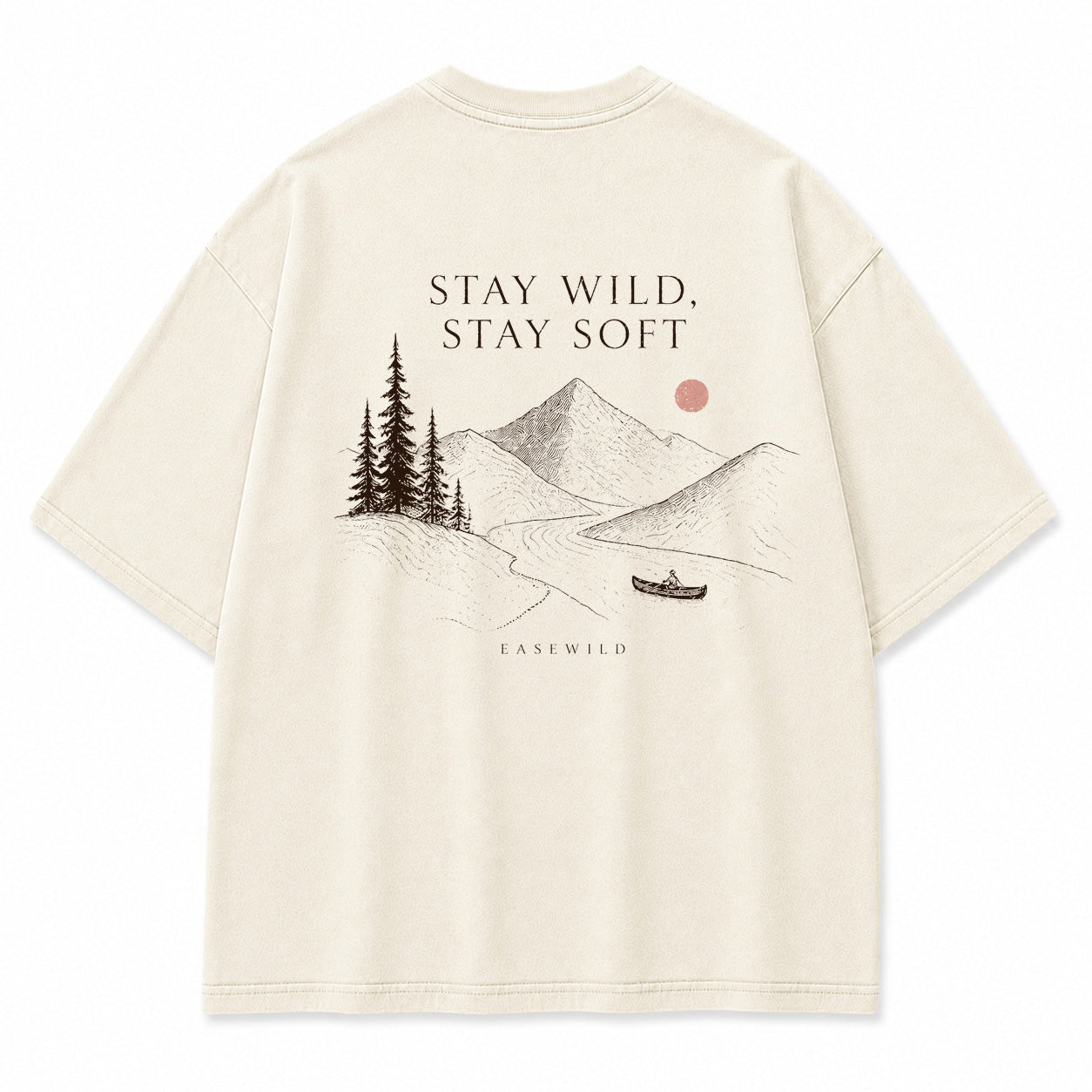 Minimal Wilderness Escape Graphic T-Shirt