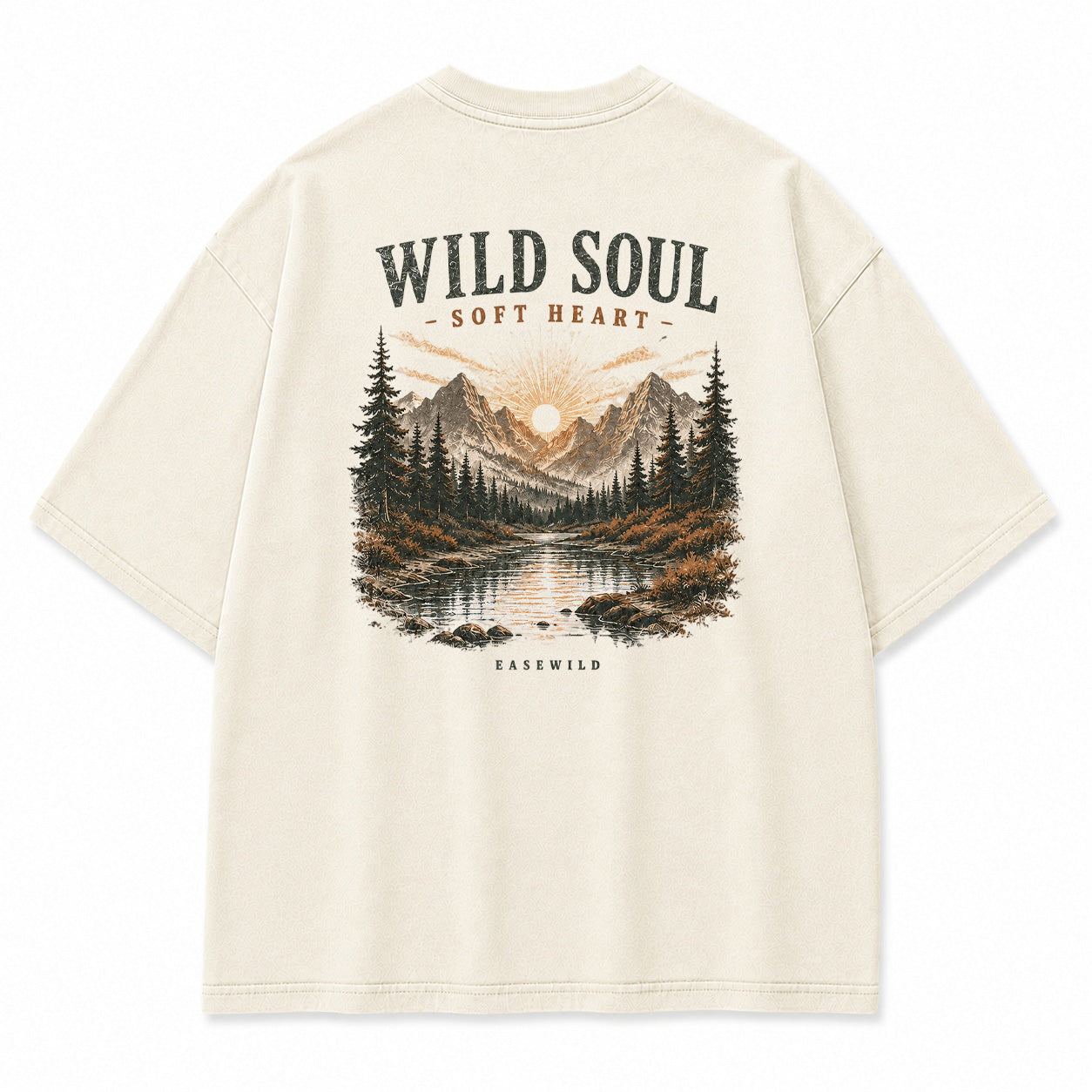 Wild Soul Mountain River Graphic T-Shirt