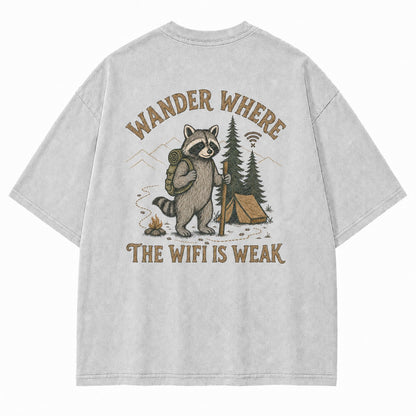 Off Grid Raccoon Graphic Tee