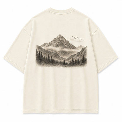 Above the Valley Mountain Peak Graphic T-Shirt
