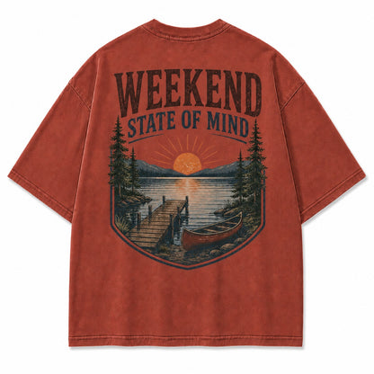 Weekend State of Mind Washed T-Shirt