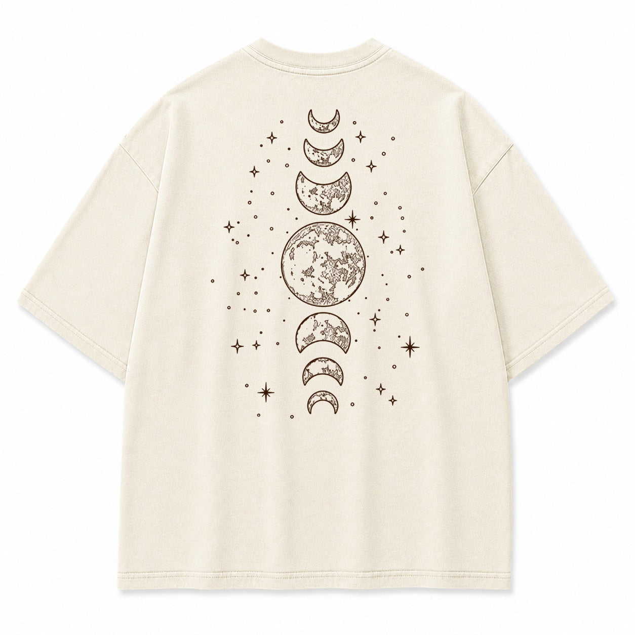 Moon Phase Alignment Celestial Graphic T-Shirt