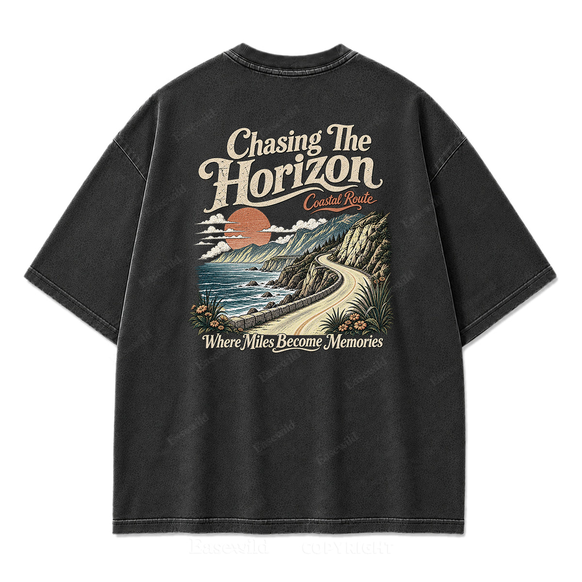 Chasing the Coastal Horizon Print Tee