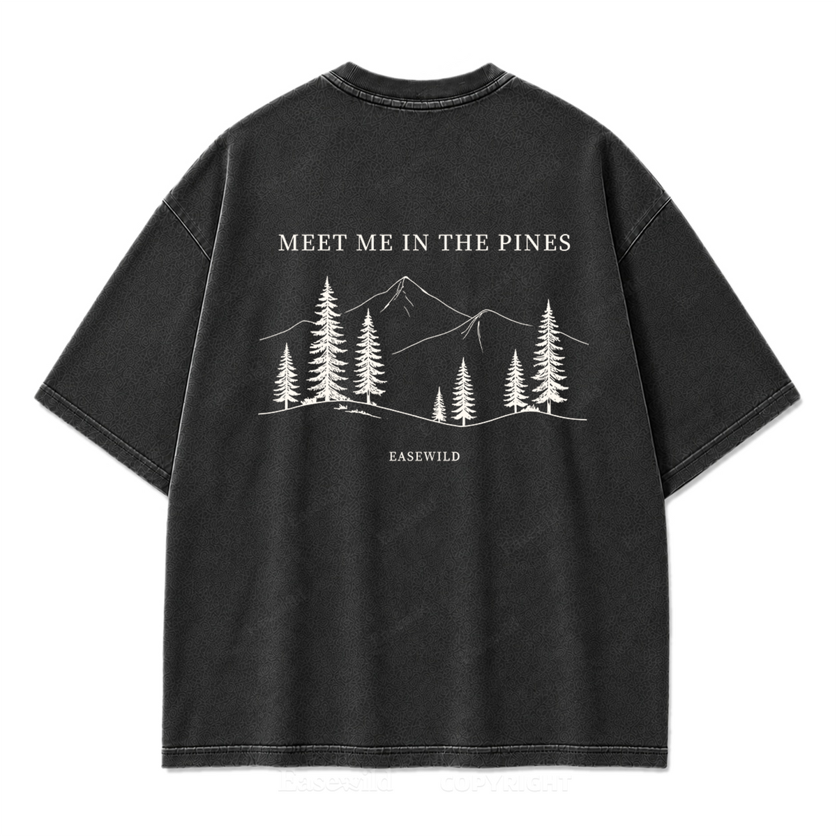 Meet Me in the Pines Washed Print Tee