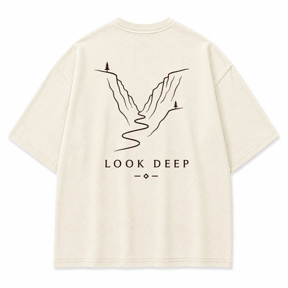 Look Deep Canyon River Graphic T-Shirt
