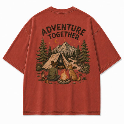 Adventure Together Campfire Graphic Tee