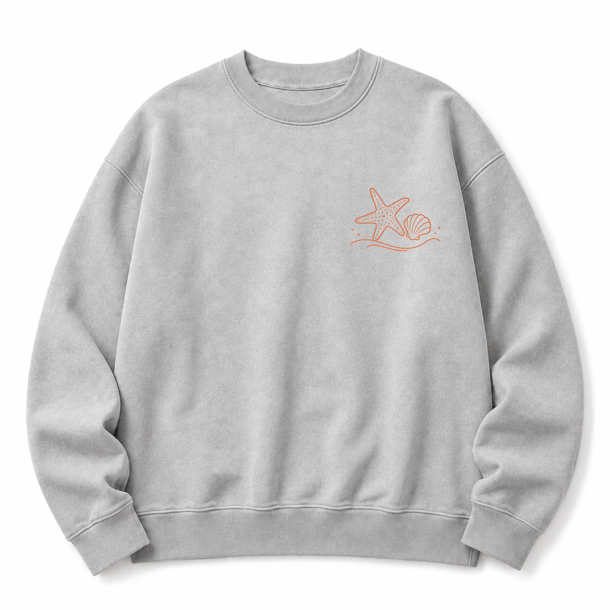 Ocean Breeze Washed Graphic Sweatshirt