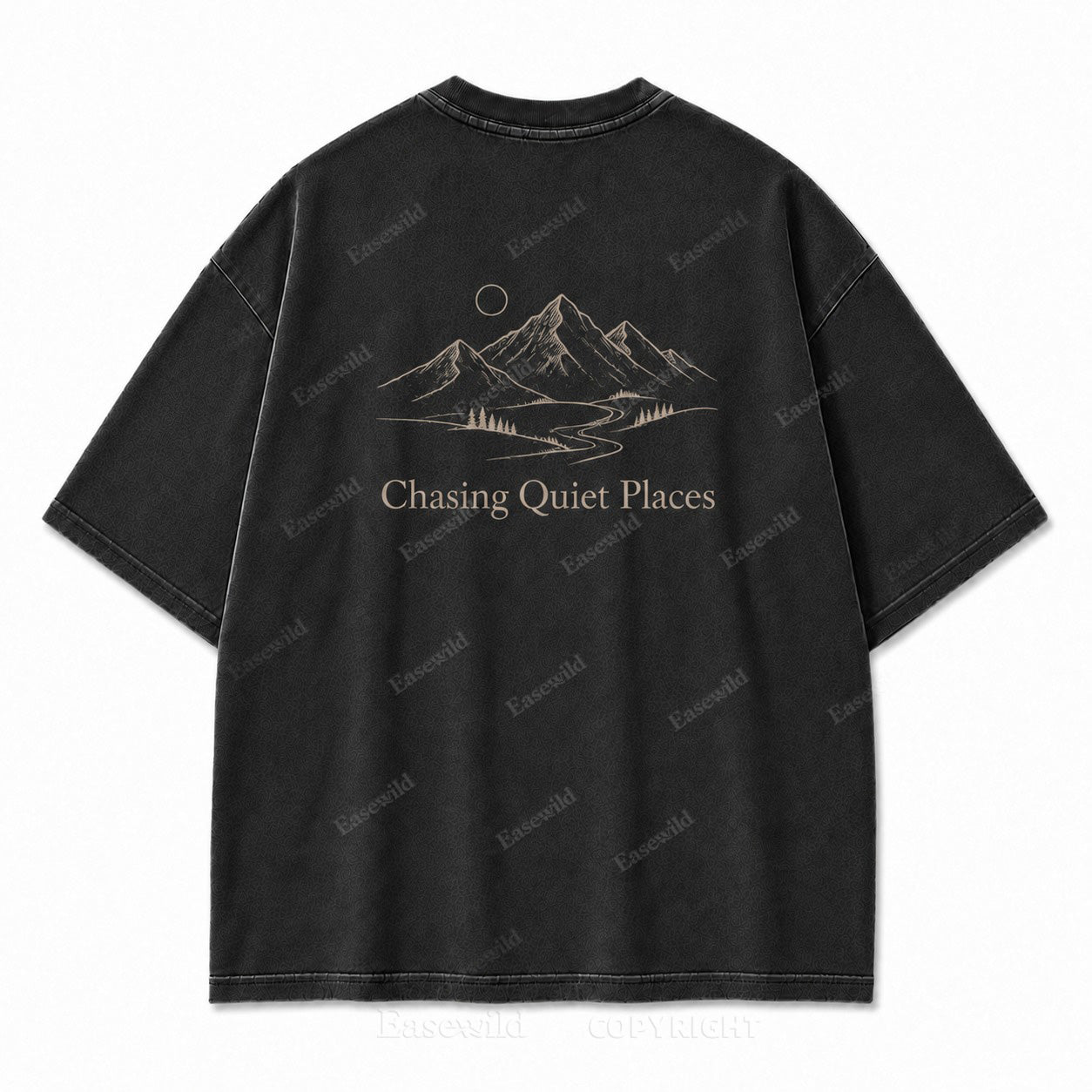 For Those Chasing Quiet Places Minimalist Mountain Tee