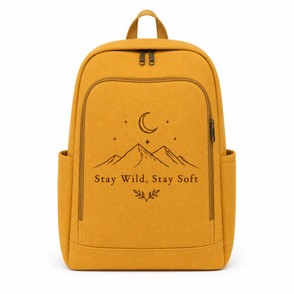 Stay Wild Stay Soft Graphic Backpack