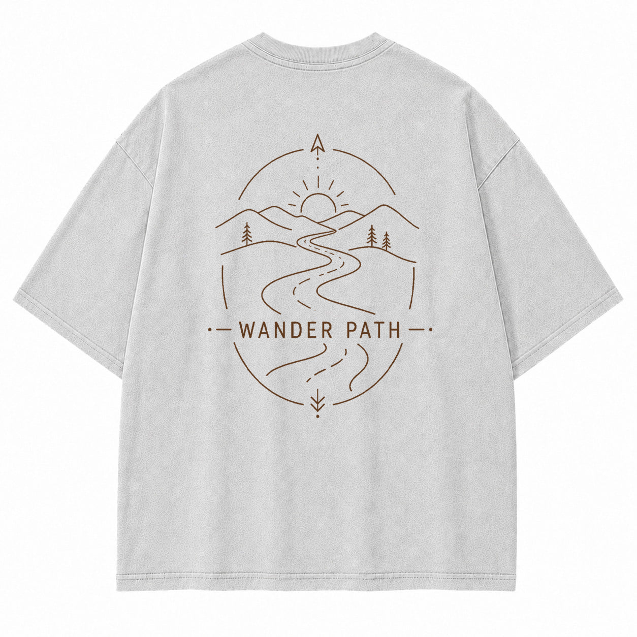 Wander Path Minimal Graphic T-Shirt
