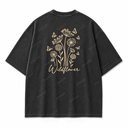 Wildflower Washed Print Tee