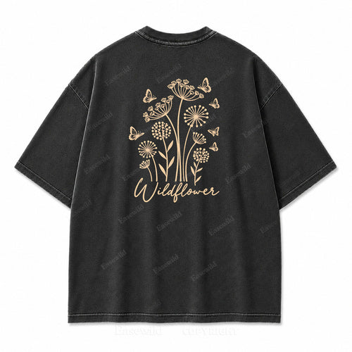 Wildflower Washed Print Tee